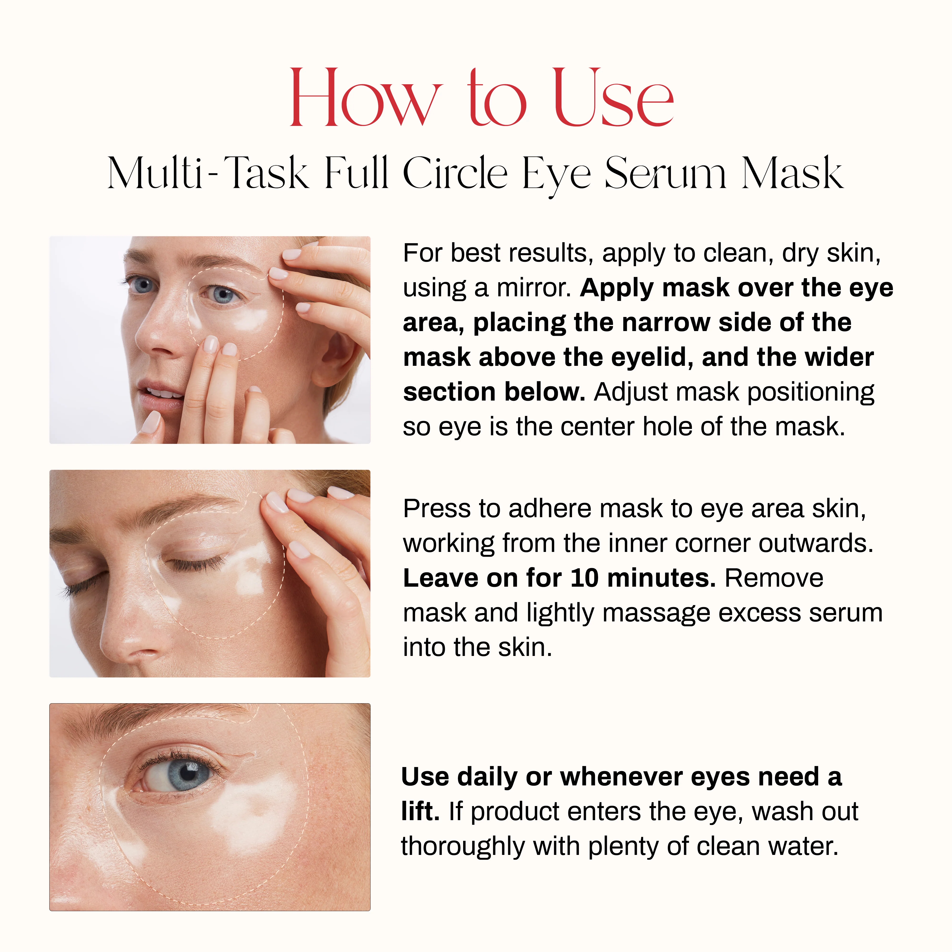 Multi-Task Full Circle Eye Serum Mask - Image 3